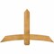 Ekena Millwork Bellingham Rough Sawn Timber Gable Bracket, Western Red Cedar, 60"W x 38"H x 6"D x 6"F, 15/12 Pitch GBW060X38X0606BEL00RWR - alternate 1